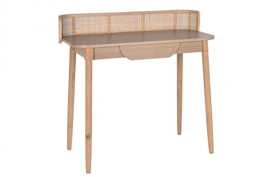 ESCRITORIO PAULOWNIA RATAN 100X45X92 NATURAL