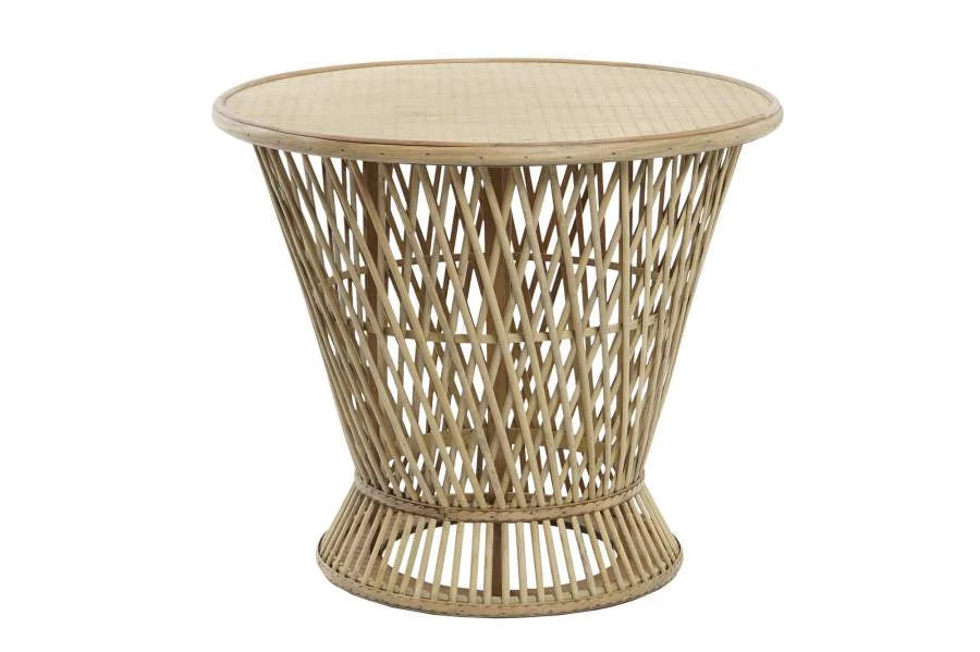 MESITA AUXILIAR BAMBU 60X60X52 NATURAL
