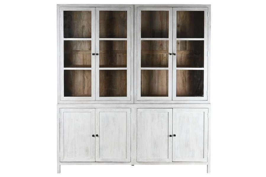 VITRINA MANGO CRISTAL 200X45X230 BLANCO