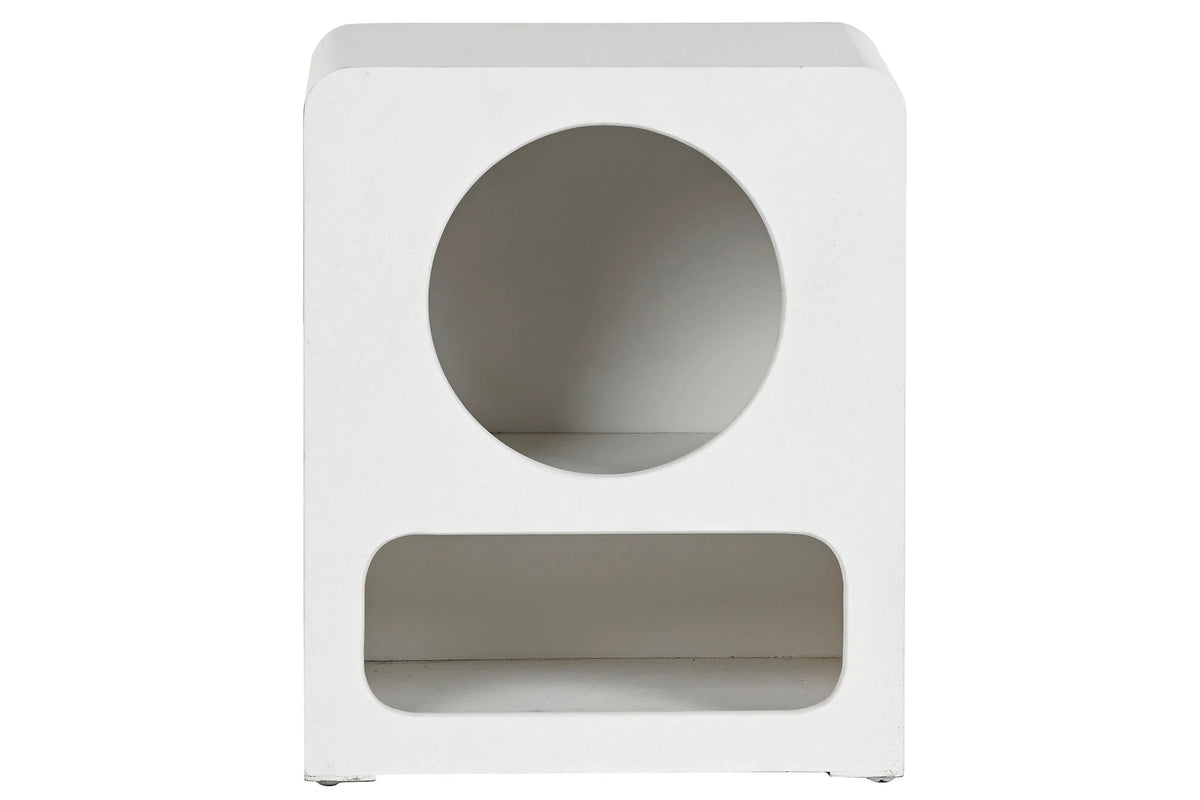 MESITA DE NOCHE MDF 40X30X48 BLANCO