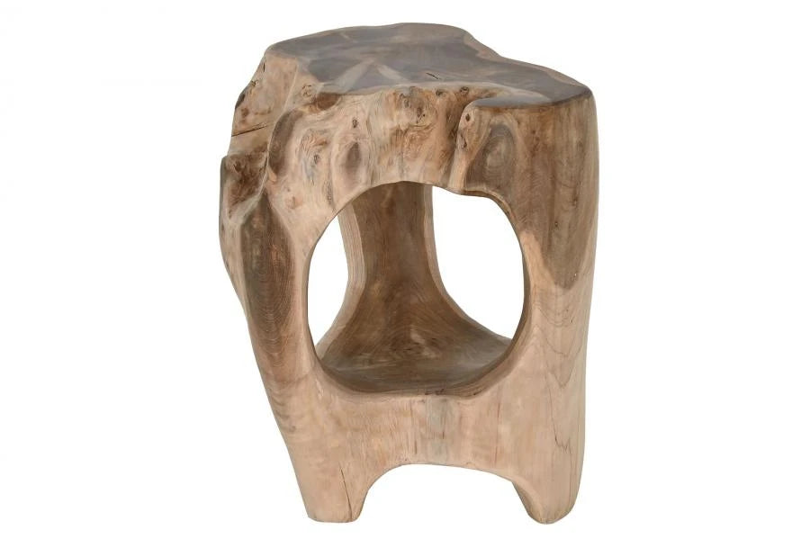 MESITA AUXILIAR TECA 35X35X40 MEDIDAS APROX