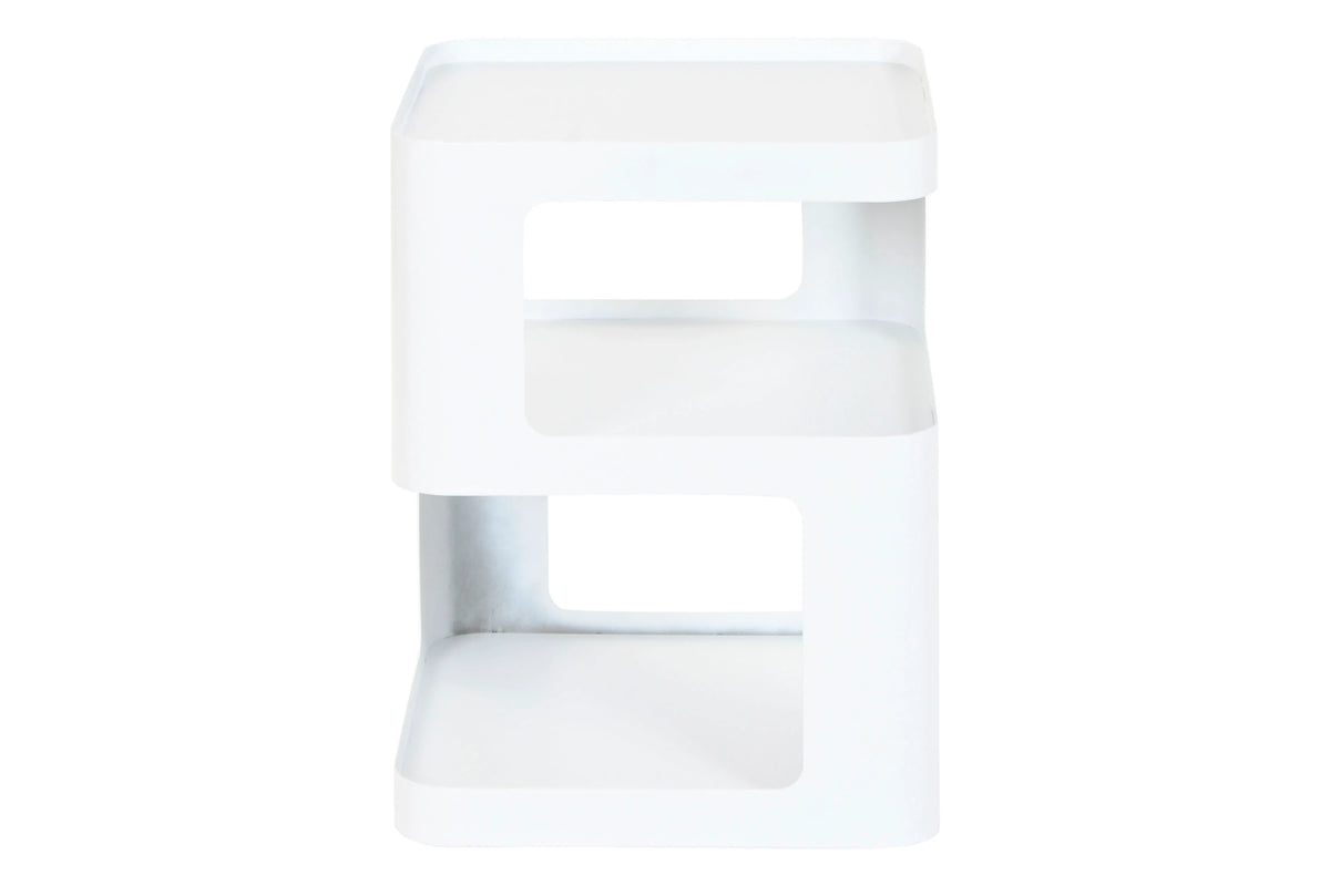 MESITA AUXILIAR METAL 40X40X54 BLANCO