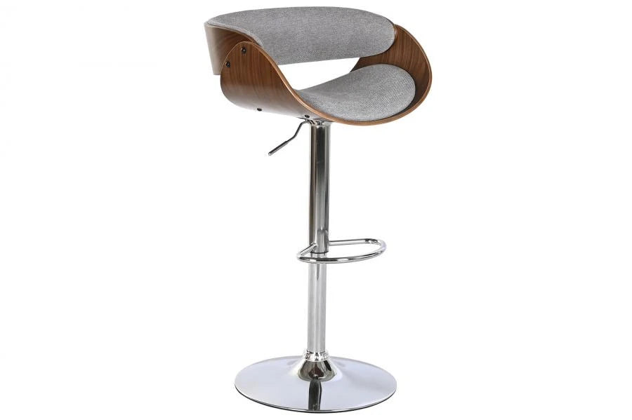 TABURETE POLIESTER NOGAL 54X53X101,5 AJUSTABLE