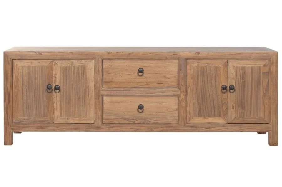 MUEBLE TV MADERA RECICLADA OLMO 160X40X55,5