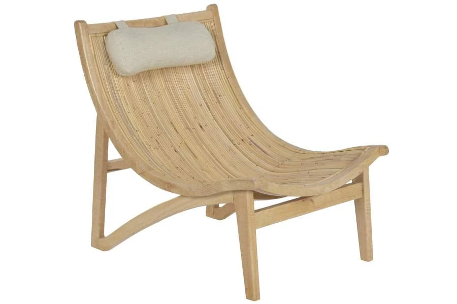 BUTACA BAMBU TECA 66X87X76 NATURAL