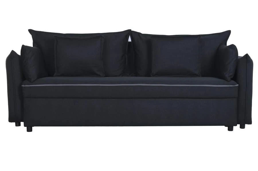 SOFA CAMA POLIESTER MADERA 224X85X95 /205