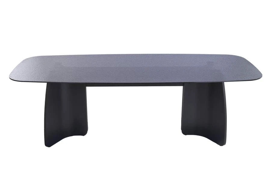 MESA COMEDOR CRISTAL TEMPLADO MDF 240X100X75,2