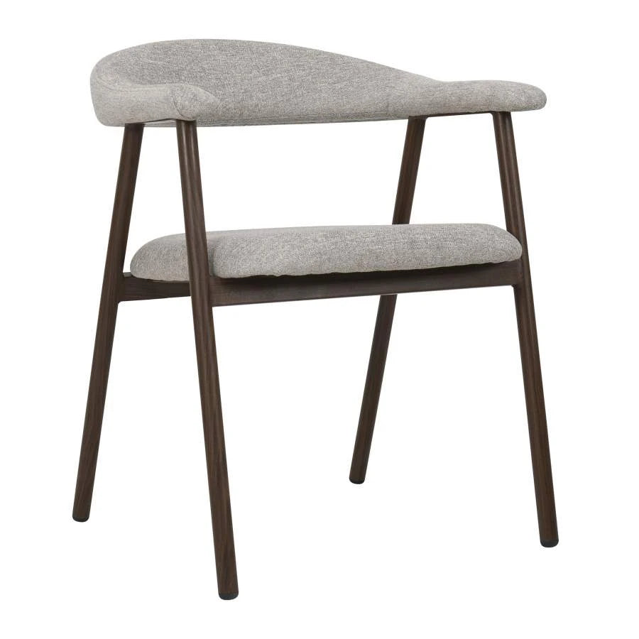 SILLA METAL POLIESTER 60X59X74 MARRON