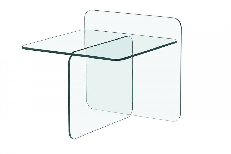 MESITA AUXILIAR CRISTAL TEMPLADO 50X50X46