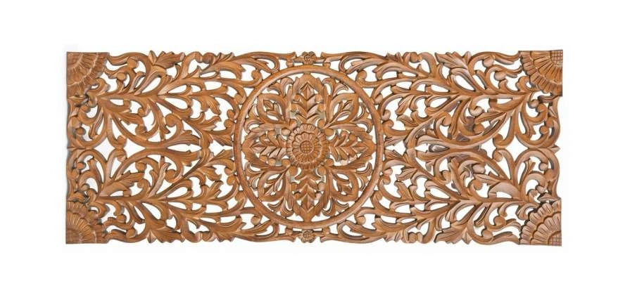 CABECERO CAMA MDF 162X5X60,5 MANDALA TALLADO