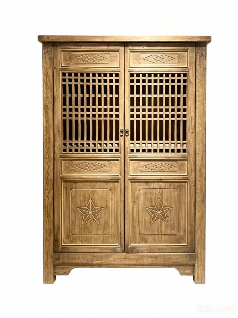 ARMARIO MADERA RECICLADA PINO 130X50X193