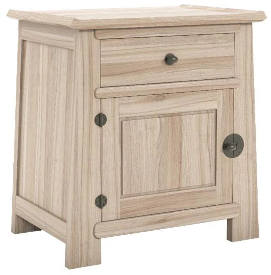 MESITA DE NOCHE ACACIA 55X40X60