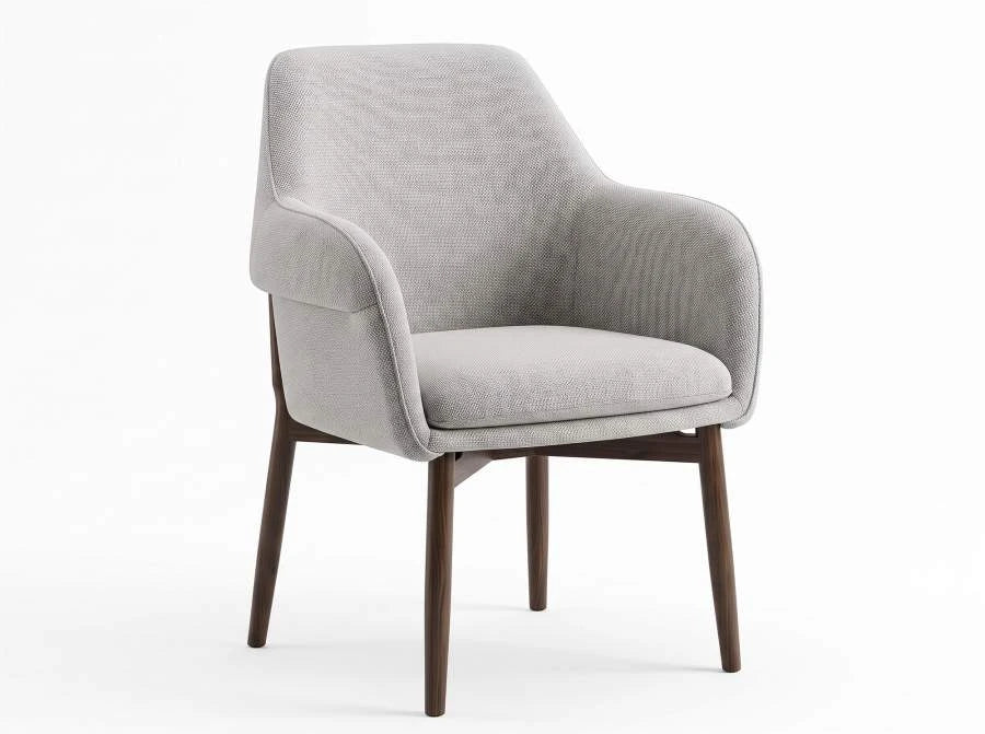 SILLA METAL POLIESTER 60,5X63X83 GRIS