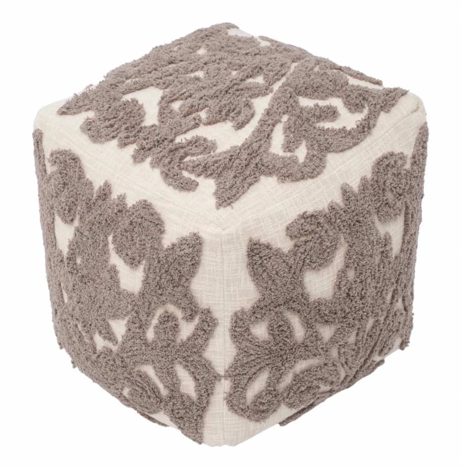 REPOSAPIES ALGODON 45X45X45 BEIGE