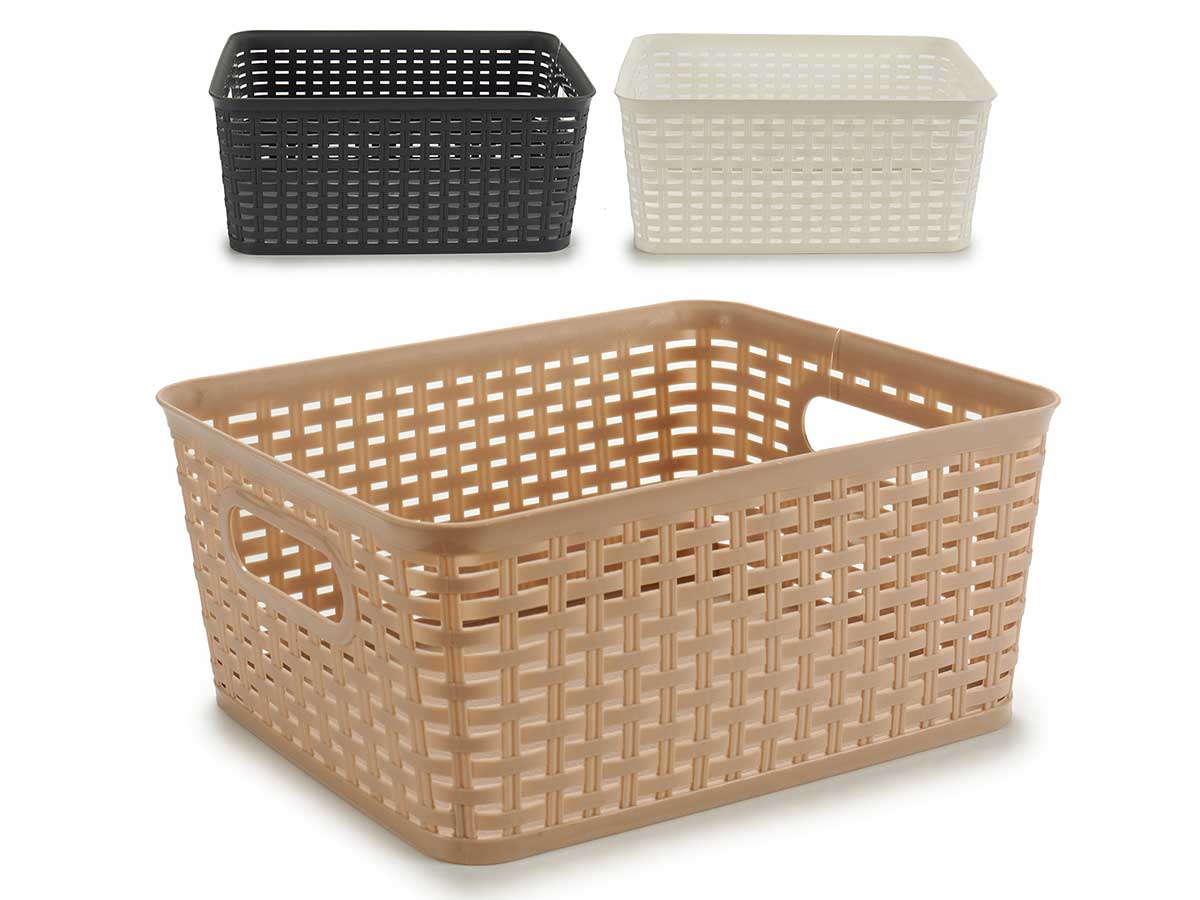 CESTO RATTAN RECTANGULAR