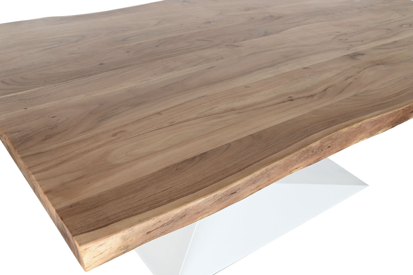 MESA COMEDOR MADERA DE ACACIA BLANCA