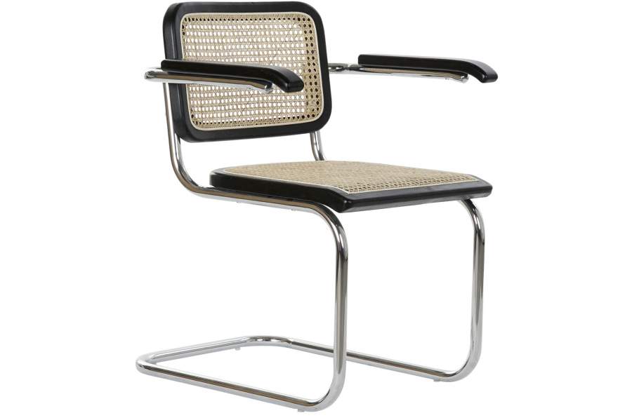 SILLA OLMO RATAN 65,5X62X79 REJILLA NEGRO