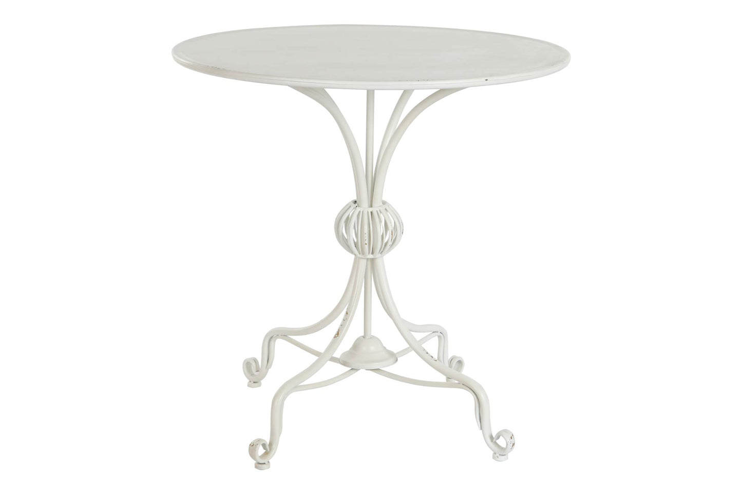 MESITA AUXILIAR METAL 81X81X81,5 BLANCO
