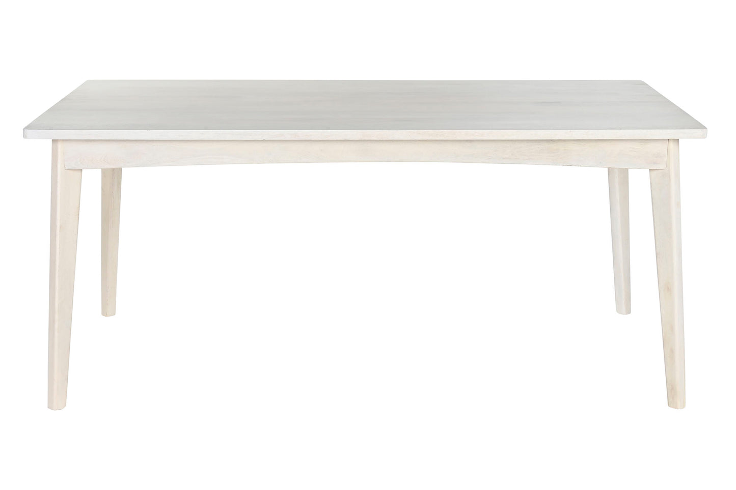 MESA COMEDOR MANGO 173X90X75 BLANCO ROTO
