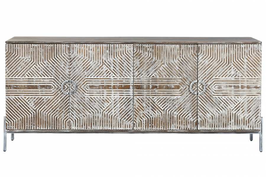 APARADOR MANGO 180X40X80 DECAPE BLANCO