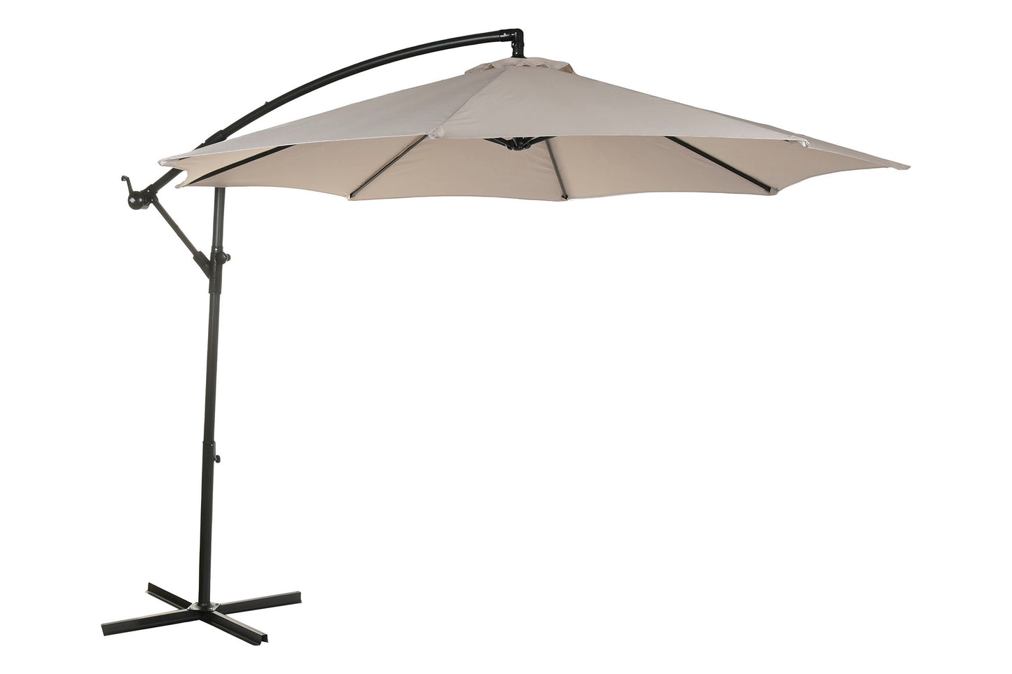 PARASOL ACERO 300X350X250 UV 50+ GIRATORIO 360