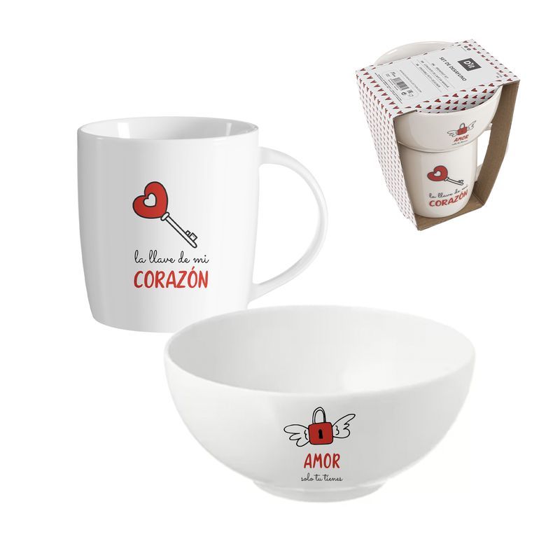 JUEGO BOL Y MUG LOVE