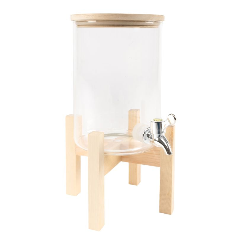 DISPENSADOR DE AGUA 3L BASE MADERA