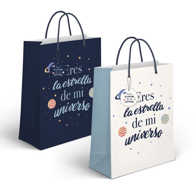 BOLSA PAPEL M ESTRELLA