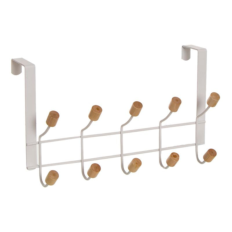 PERCHERO 5 COLGADORES BLANCO