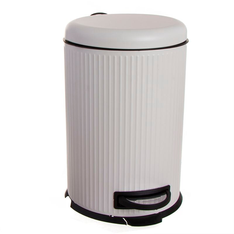 PAPELERA 20L CIERRE LENTO BLANCA