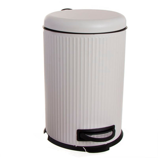 PAPELERA 20L CIERRE LENTO BLANCA