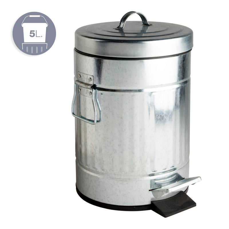 PAPELERA ANTIGUA 5L GALV.