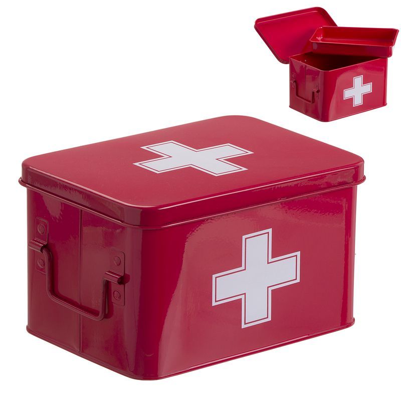 BOTIQUIN METAL L ROJO