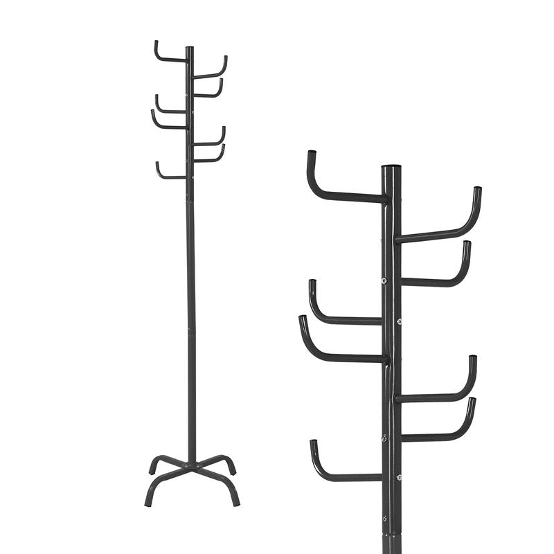 PERCHERO DE PIE NEGRO