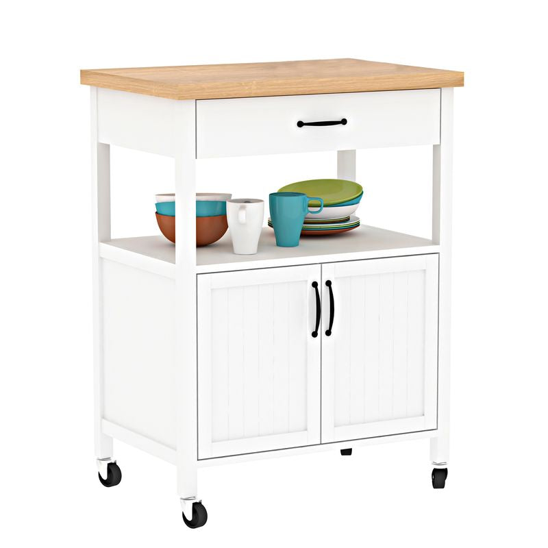 CARRO AUXILIAR COCINA BLANCO