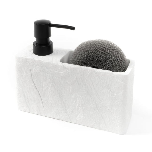 ESTROPAJERO DOBLE CON ESTROPAJOS PIZARRA BLANCO