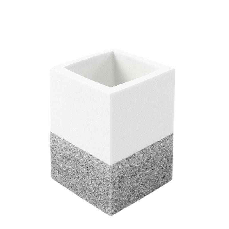 VASO BAÑO BICOLOR GRIS