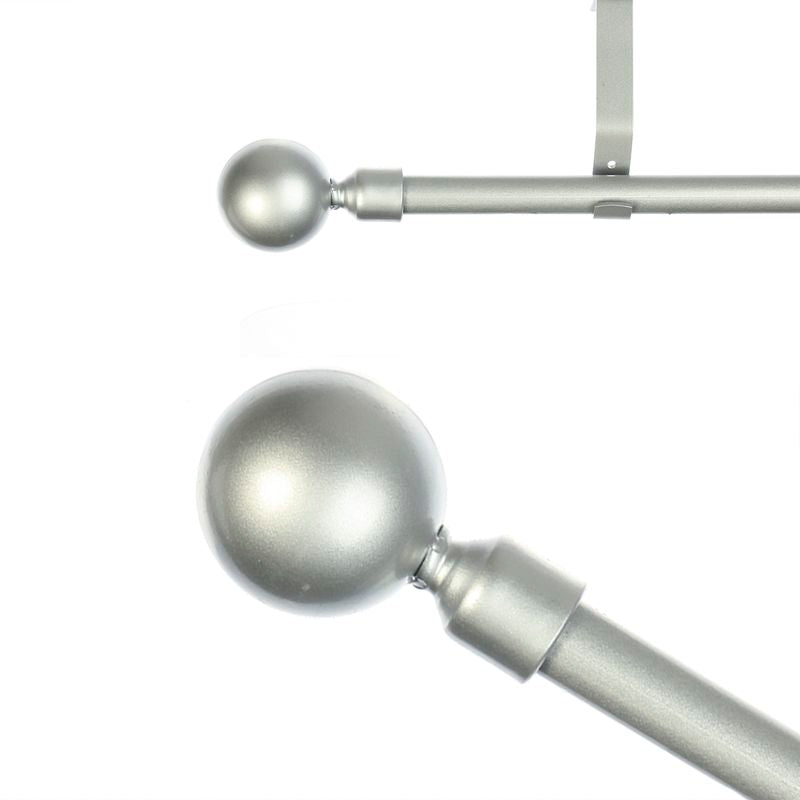 BARRA CORTINA 120-210 CM BOLA