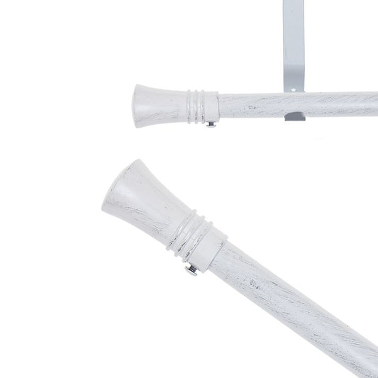 BARRA CORTINA 160-300 CM BLANCO DECAP.