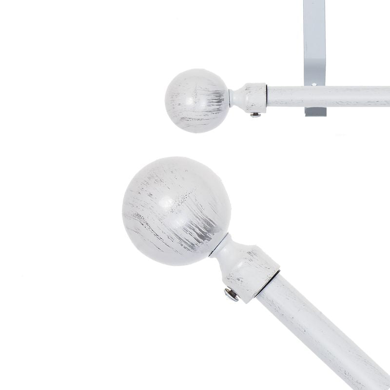 BARRA CORTINA 160-300 CM BLANCO