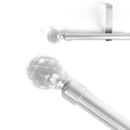 BARRA CORTINA 120-210 CM NIQUEL