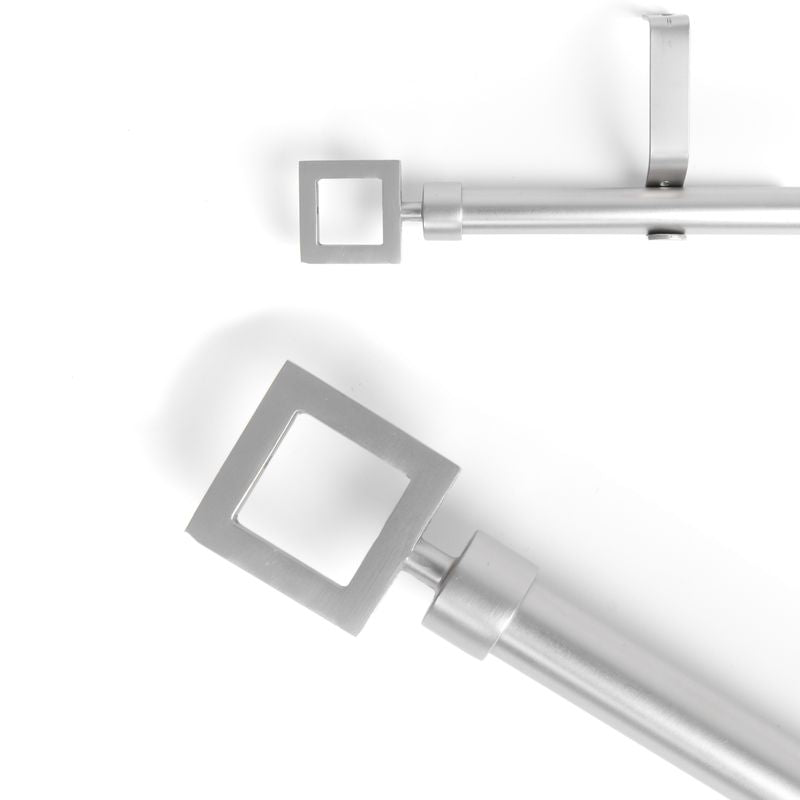 BARRA CORTINA 120-210 CM NIQUEL