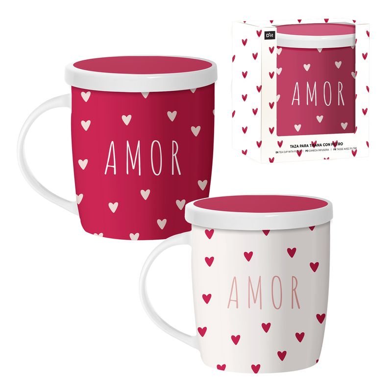 TISANA 350ML CON FILTRO SAN VALENTIN