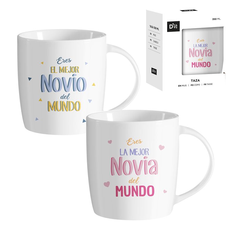 JUEGO 2 MUG 350ML NOVI@