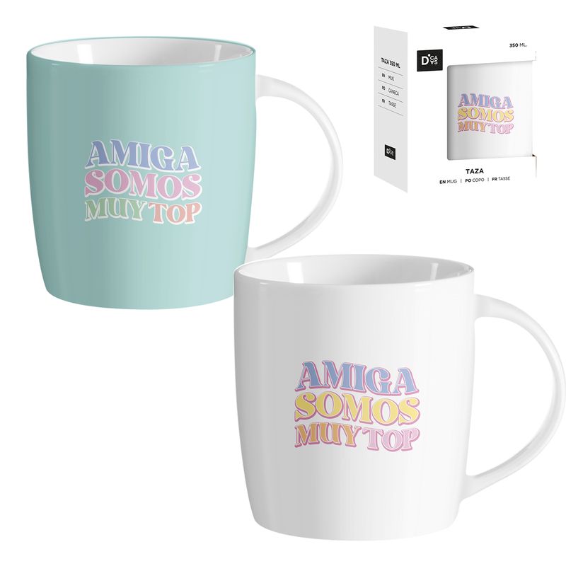 MUG 350ML AMIGAS