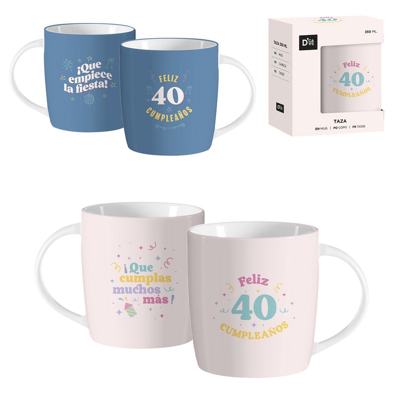 MUG 350ML 40 AÑOS