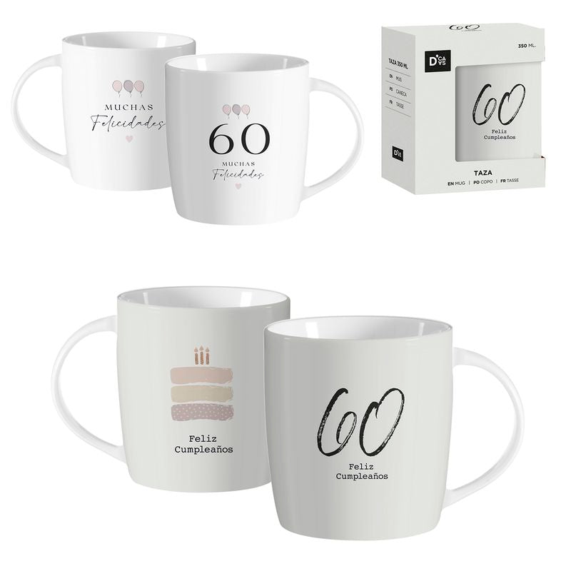 MUG 350ML 60 AÑOS