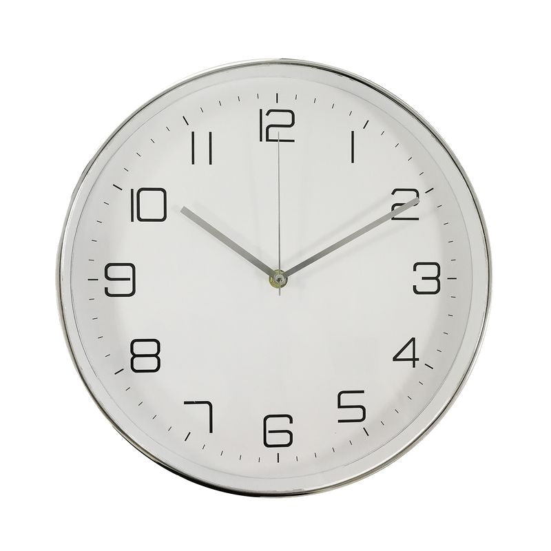 RELOJ PARED 30CM SILVER