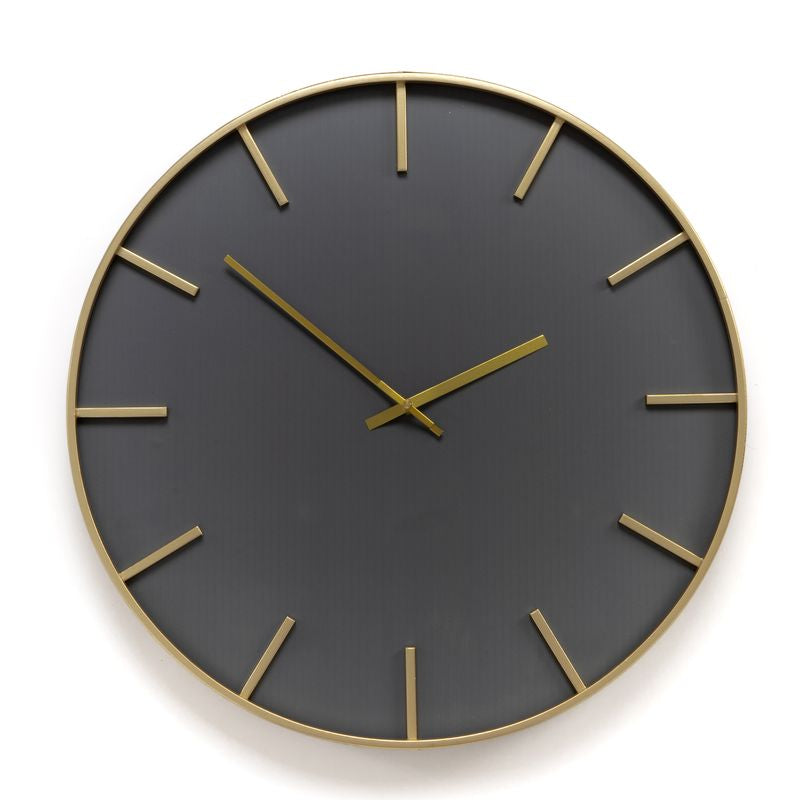 RELOJ 60CM NEGRO/ORO