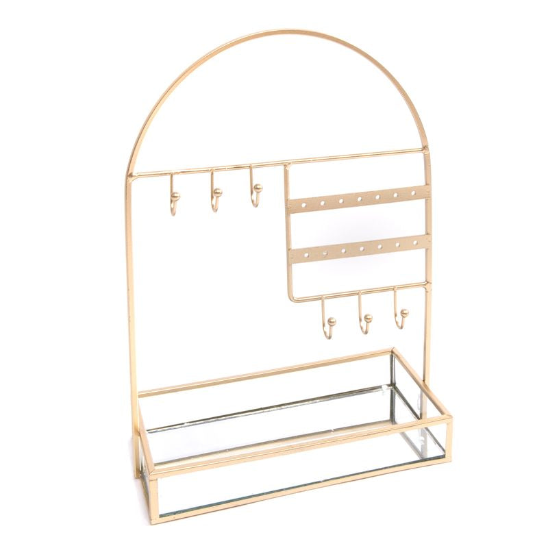 JOYERO VERTICAL CON BANDEJA ESPEJO